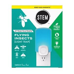 New Set of 3 STEM Light Trap Starter kits Attracts and Traps Flying Insects